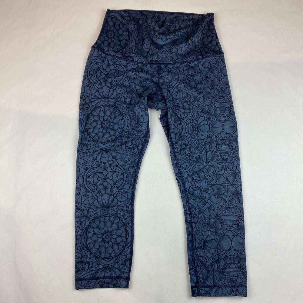 Lululemon Wunder Under Crop Legging Womens Size 4* Roll Down